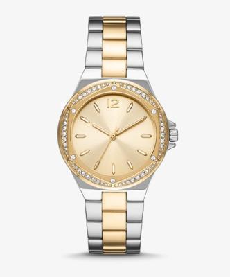 China Water Resistant Women's Quartz Watch With Gold Dial Stainless Steel Band Slim Runway Wristwatches Lady Dress Luxury Analog Watches for sale