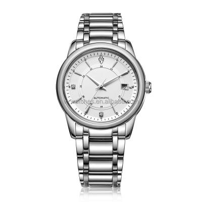 China Chronograph Customized High Quality Quartz Watches Mens Stainless Steel Watch for sale