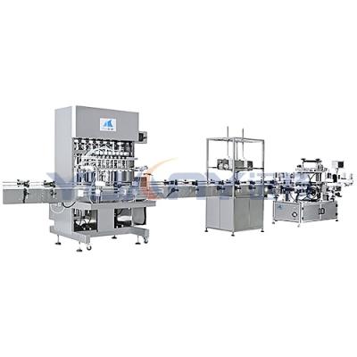 China Beverage Six Head Automatic Liquid Filling Machine-Hongyang Brand Four Head Automatic Liquid Filling Machine for sale