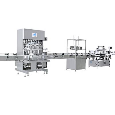 China food factory direct sale full automatic beverage liquid bottle filling machine/filling capping line for sale