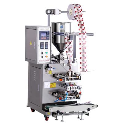 China Small Stock Automatic Chemical Tomato Sauce Filling Pad And Seal Machine Ketchup Sachet Packaging Machine for sale