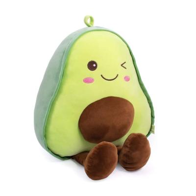 China 2021 Hot Selling Plush Stuffed Toys Cute Avocado Shaped Pillow As Gifts Avocado for sale