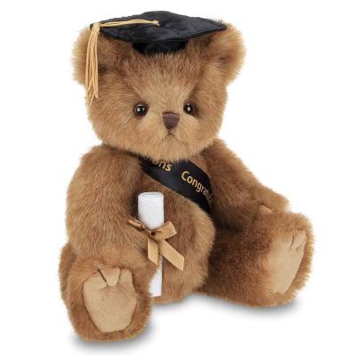 China Custom Bear Toy Stuffed Teddy Bear Graduation Plush Toy With Bachelor Hat Stuffed Soft Plush Teddy Bear Toys for sale