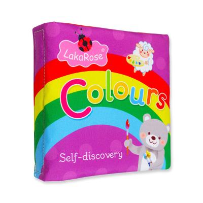 China High Quality Baby Educational Children's New Toys Book Rainbow TV Soft Quiet Cloth Book for sale