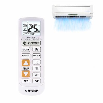 China CHUNGHOP K-1030E LED Display Telecomando Portable Backlit Universal Air Conditioner Digital LED Remote Controller with Big Buttons for sale