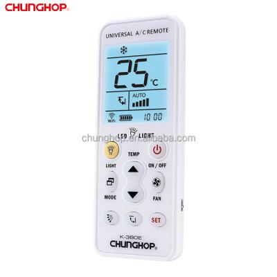 China Remote Control With Backlight CHUNGHOP K-380E Smart Remote Air Conditioner Controller for sale