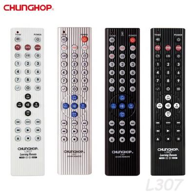 China Household appliances chunghop L307 IR remote control use for all home appliances study control wireless remote for sale