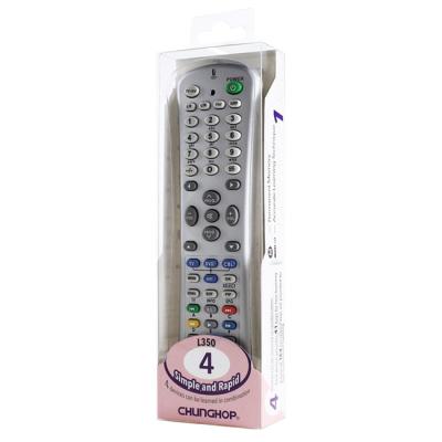 China Household Appliances OEM ODM Chunghop L350 Smart TV CBL DVD SAT Remote Control With Learning Function for sale