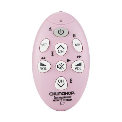 China Chunghop L7 New Design 7 Keys Free Learning Codes Study IR Remote Control Devices for sale