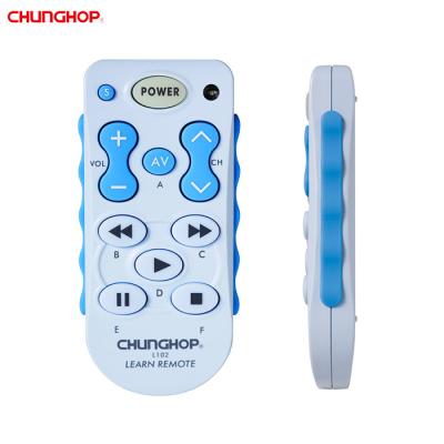 China Chunghop L102 IR programmable home appliances programmable remote controls provides 11 keys for free study for sale