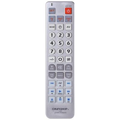 China Chunghop home L309 TV DVD SAT for home appliances with big button learning DVD TV remote control for sale