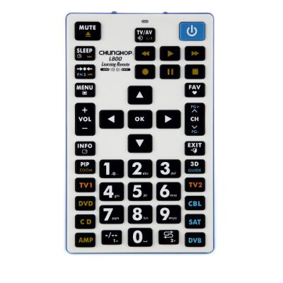 China Chunghop L800 8 304 key home devices can be learned for the study of home appliances TV remote control for sale