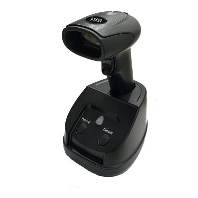 China Good Quality Wireless Barcode Scanner 433MHZ 1D 2D QR With Charge Cradle Support Connection with POS System for Supermarket A4 Size for sale