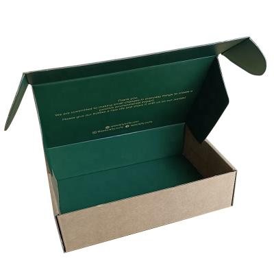 China Recycled Materials Custom Recycled Coffee Box Online Kraft Paper Tea Corrugated Mailing Box for sale