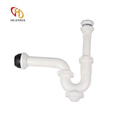 China Corrosion Resistance Bathroom Sink Down Bendable Pipe Deodorizer Sink Sewer Drain for sale