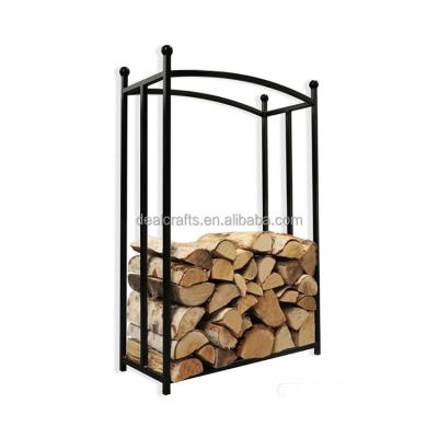 China Sustainable Log Rack Firewood Rack Carrier Basket Wood Fireplace Fireplace for sale