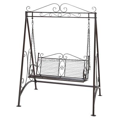 China Traditional Outdoor Garden Furniture Porch Swing Chair With Stand for sale