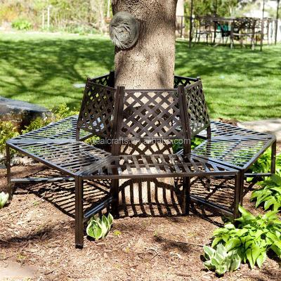 China Outdoor Hex Metal Tree Bench EUROPEAN - outdoor benches for sale