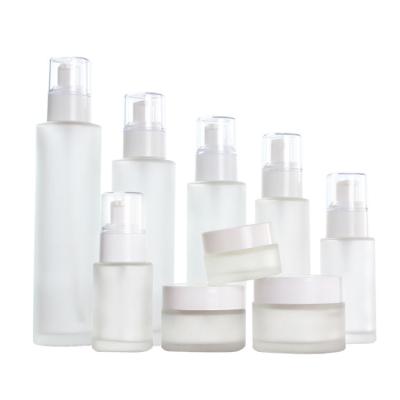 China chemical 20ml 30ml 40ml 60ml 80ml 100ml 120ml frosted glass spray bottle for sale