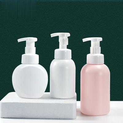 China Eco - Friendly 500ml 300ml Foam Pump Custom White Pink Wash Bottle for sale