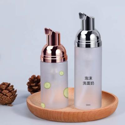 China Eco-friendly STOCK 30ml 50ml 80ml 100ml Empty Plastic Pink Refillable Dispenser Foam Pump Bottle for sale