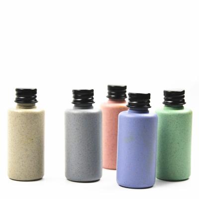 China Free Sample Travel Size Eco - Friendly Empty Colored Wheat Straw Plastic Bottle 30ml for sale