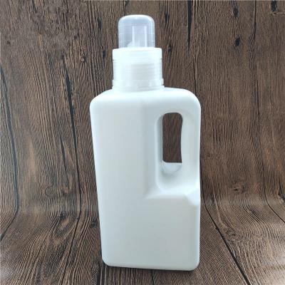 China Custom Refillable Empty Plastic Liquid Detergent Container Eco - Friendly 600ml 1100ml for sale