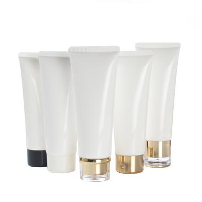 China MOQ 100g Small Cosmetic Clear Plastic Packing Tube For Cosmetics for sale