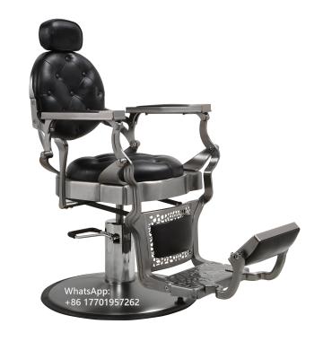 China Retro Fashion Hairdressing Chair Oil Lying Atmospheric Shaving Head Down Barber Barber Chair ZY-BC8831A for sale