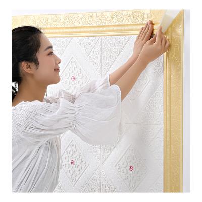 China China Factory Modern Foam Edging Board Durable Self Adhesive Edging For Wall Decoration Edging Wallpaper for sale