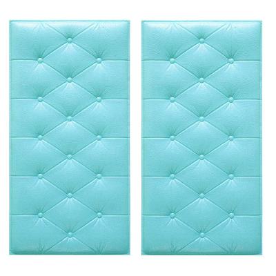 China Good Price Kids Room Design 3d Brick Wall Stickers XPE Foam Moisture Proof Soft Anti-collision Wallpaper for sale