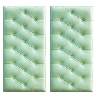 China 2022 Moisture Proof Home Decor Cushion Foam Walls 3d Anti-collision Paper Wallpaper For Kids Room for sale