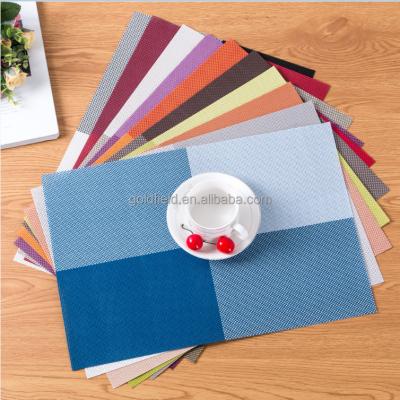 China Viable Wholesale Hotel Classic 30*45cm Factory Direct Sales Heat Insulation Pad Coaster Jacquard Table Western Place Mat for sale