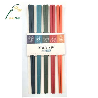 China Home Sustainable High Quality Dishwasher Safe Fiberglass Chopsticks Gift Box Set for sale