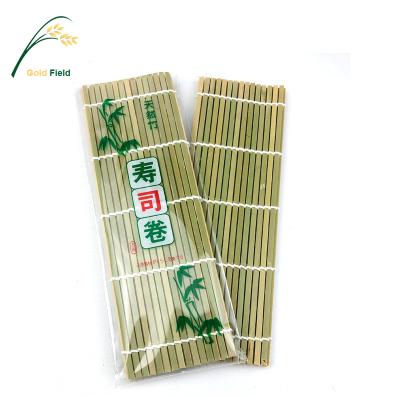 China Sustainable Wholesale Biodegradable Green Bamboo Sushi Mat for sale