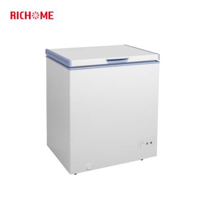 China Freezer 150L A+ Commercial Portable Top Single Open Refrigerator Door Food Cold Chest Mini Deep Freezer Ice Cream Freezer for sale