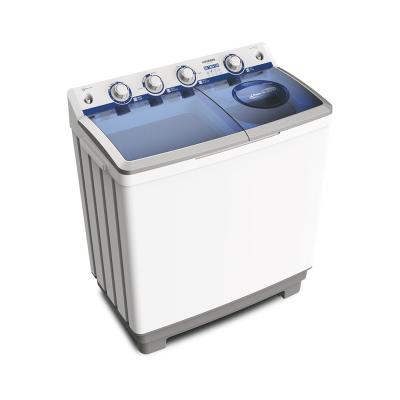 China Household 11kg Large Capacity Semi-automatic Twin Tub Washing Machine With Glass Lid Optional for sale