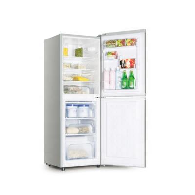 China Domestic Bottom Compressor Fixture And Combi Defrost Double Door Fridge 166L for sale