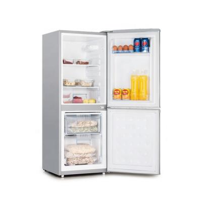 China 4.8cu ft Bottom Mounted Bottom Mounted and Combi Defrost Double Door Refrigerator for sale