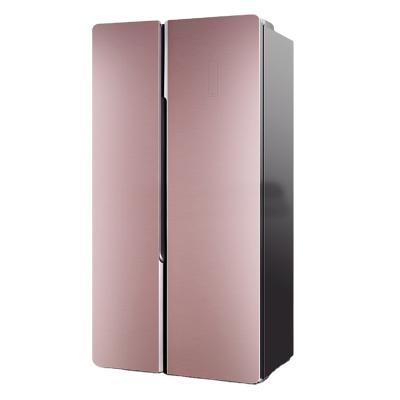 China COMPRESSOR 565L side by side no frost glass door refrigerator for sale