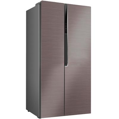 China COMPRESSOR 522L side by side no frost glass door refrigerator for sale