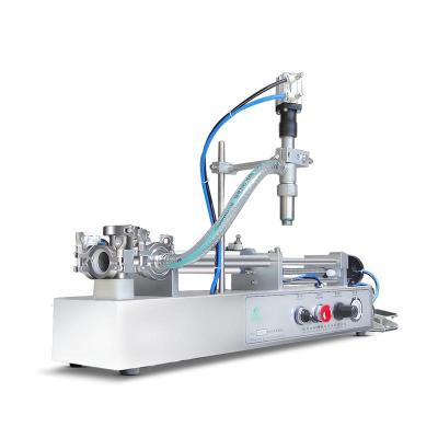 China Food Ketchup Cream Beverage Horizontal Pneumatic Water Filling Machine for sale