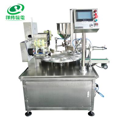 China Full Automatic Food Filling And Sealing Machine Milk Tea Filling And Sealing Machine for sale