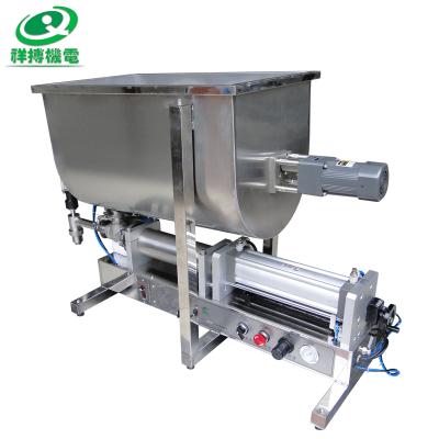 China Efficient Food Filling Machine For Olive Sauce Peanut Butter Filler With Granules for sale