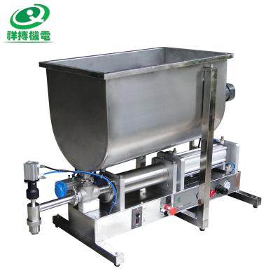 China Food Caviar With Shrimp Sauce Particle Paste Liquid Material Stirring Filling Machine for sale