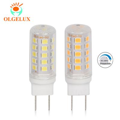 China Residential Dimmable China G8 4w 400lm No Flickering Ceramics+pc Bulb Light Ac120v for sale