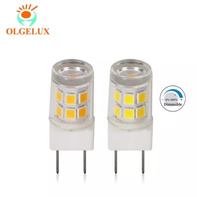 China Residential Good Quality Ceramic 2W G8 Led Light Bulb 120V G8 Led Light 110-130V Dimmable for sale