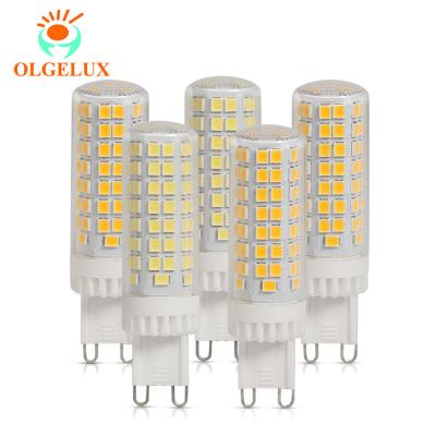 China China Factory Residential AC120V Pc+Ceramics Dimmable 7w No Flickering G9 Led Small Light Bulb for sale