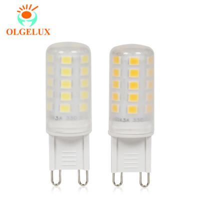 China Residential G9 Led Bulb 3w 3000k Warm White Led Corn Lights For Home Lighting Chandelier Wall Sconces for sale