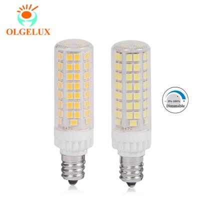 China Residential E12 7w 120v led bulb white light 3000k warm positive 6500k 770lm white light lamp for sale